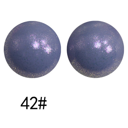 50pcs 15mm Color Changing Silicone Beads Glossy Finish 102