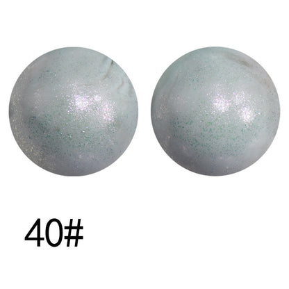 50pcs 15mm Color Changing Silicone Beads Glossy Finish 100