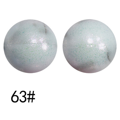 50pcs 15mm Color Changing Silicone Beads Glossy Finish 20