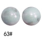 50pcs 15mm Color Changing Silicone Beads Glossy Finish 20