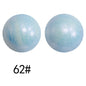 50pcs 15mm Color Changing Silicone Beads Glossy Finish 19