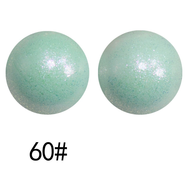 50pcs 15mm Color Changing Silicone Beads Glossy Finish 17