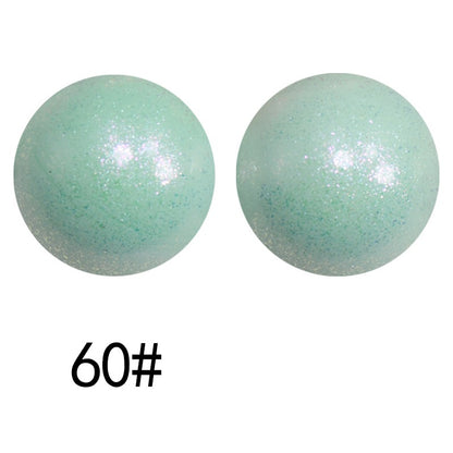 50pcs 15mm Color Changing Silicone Beads Glossy Finish 17