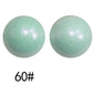 50pcs 15mm Color Changing Silicone Beads Glossy Finish 17