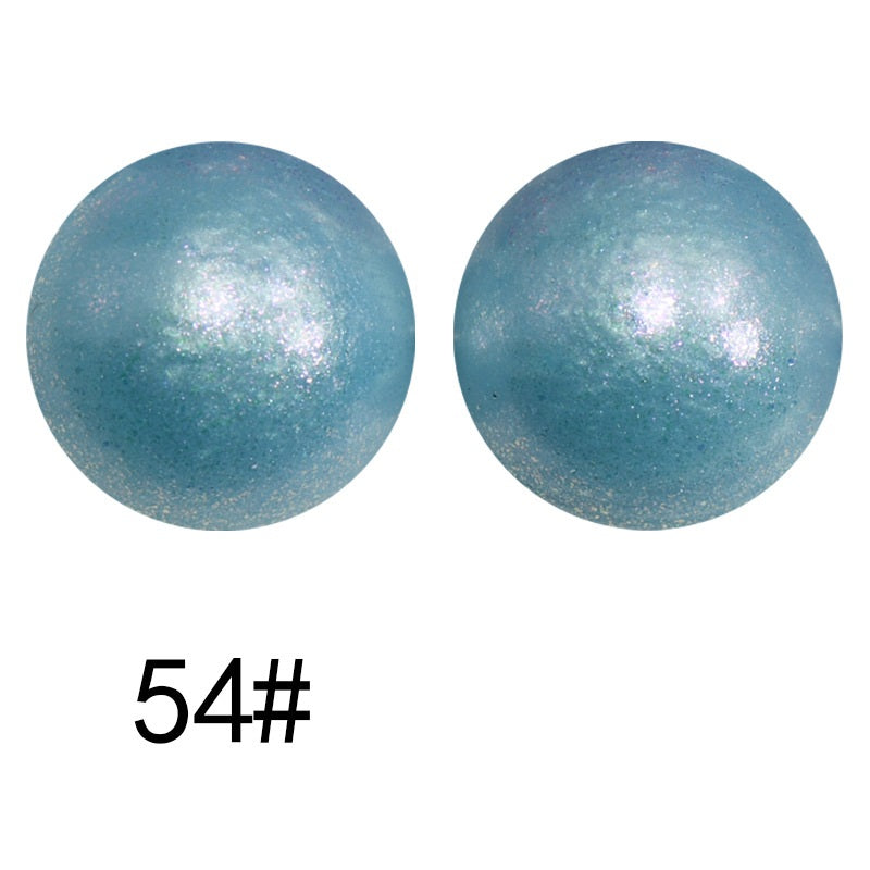 50pcs 15mm Color Changing Silicone Beads Glossy Finish 11