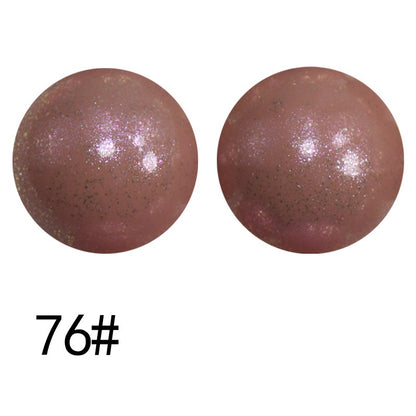 50pcs 15mm Color Changing Silicone Beads Glossy Finish 33