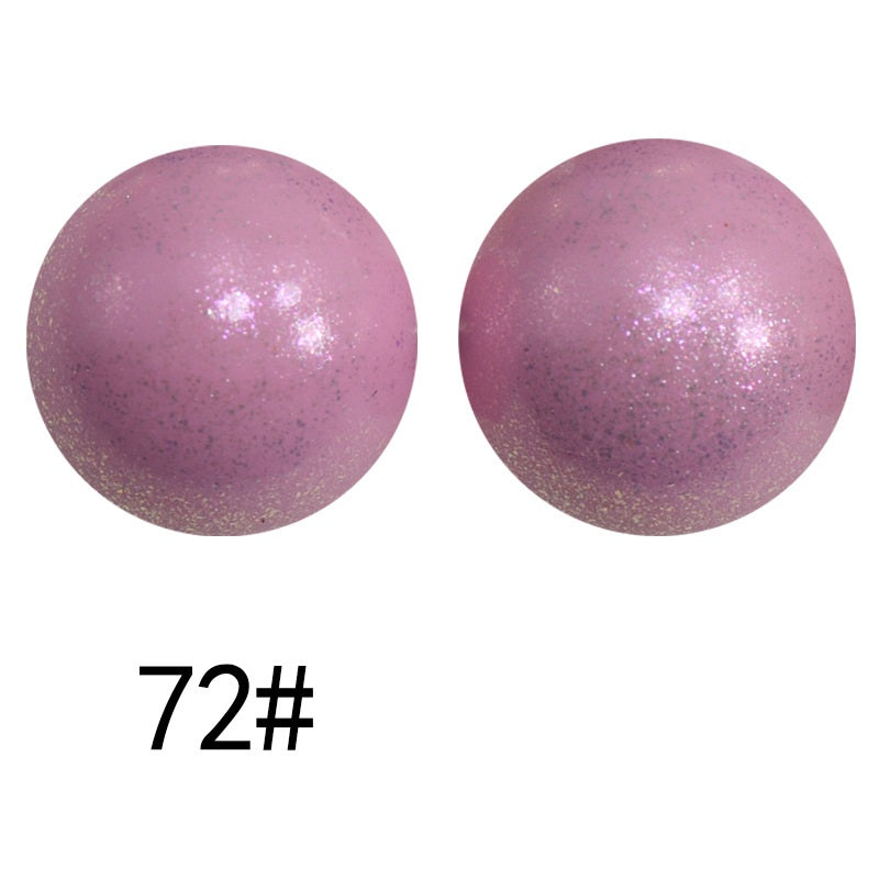 50pcs 15mm Color Changing Silicone Beads Glossy Finish 29