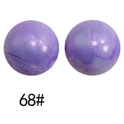 50pcs 15mm Color Changing Silicone Beads Glossy Finish 25