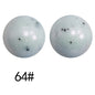 50pcs 15mm Color Changing Silicone Beads Glossy Finish 21