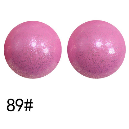 50pcs 15mm Color Changing Silicone Beads Glossy Finish 46