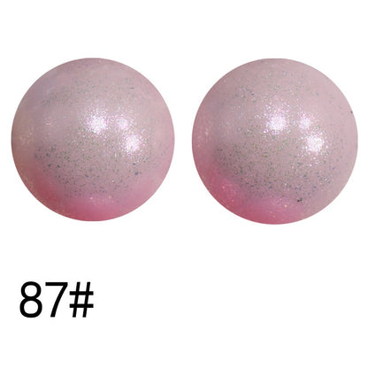 50pcs 15mm Color Changing Silicone Beads Glossy Finish 44