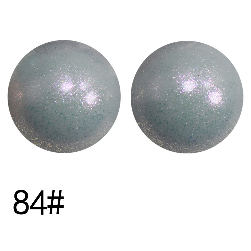 50pcs 15mm Color Changing Silicone Beads Glossy Finish 41