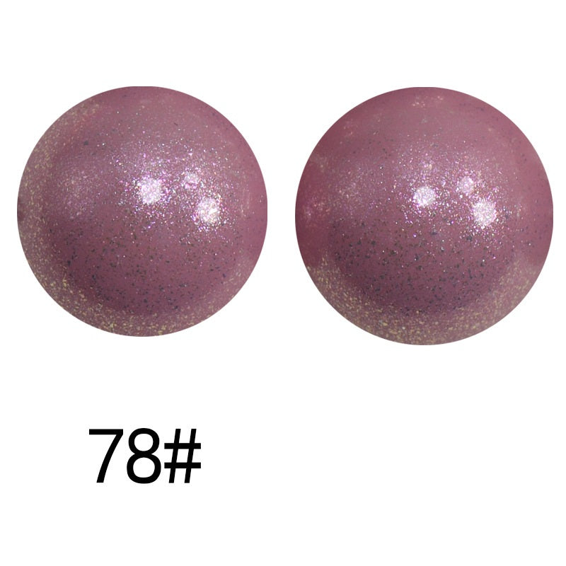 50pcs 15mm Color Changing Silicone Beads Glossy Finish 35