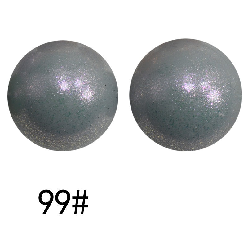 50pcs 15mm Color Changing Silicone Beads Glossy Finish 56