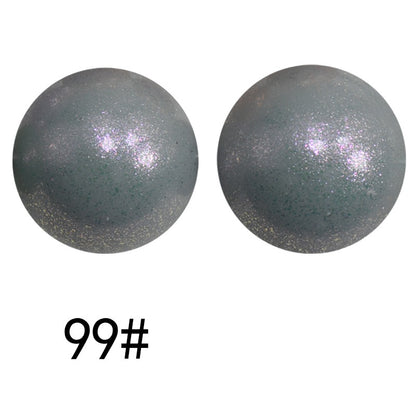 50pcs 15mm Color Changing Silicone Beads Glossy Finish 56