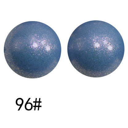 50pcs 15mm Color Changing Silicone Beads Glossy Finish 53