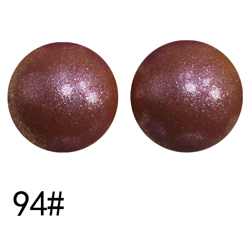 50pcs 15mm Color Changing Silicone Beads Glossy Finish 51