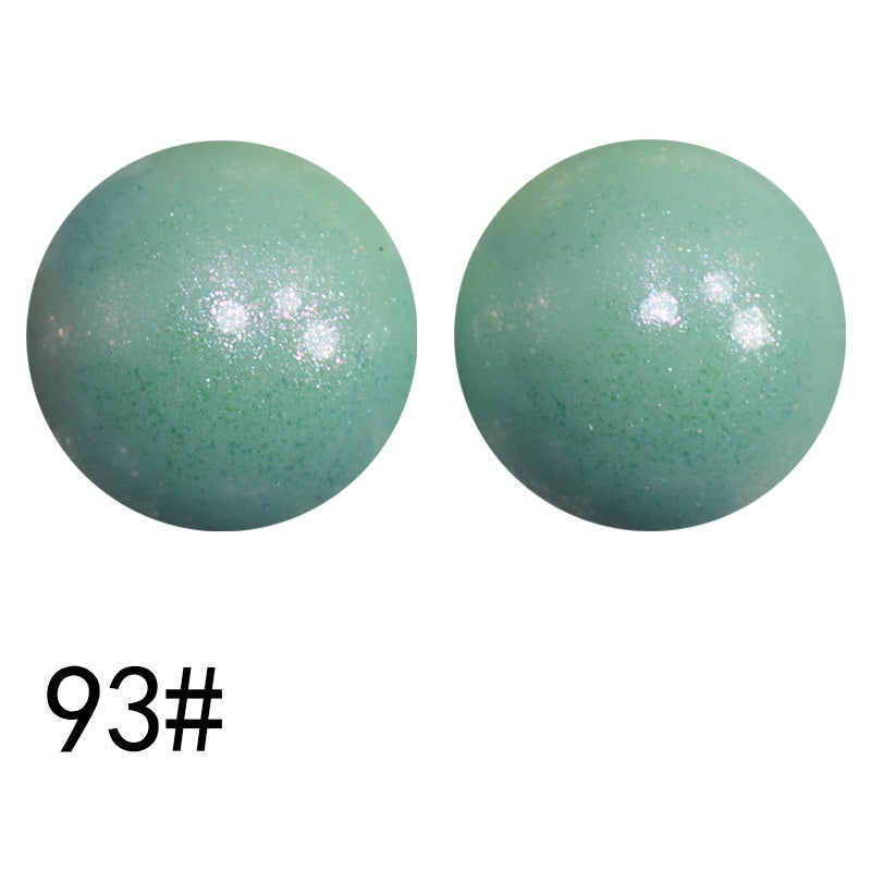 50pcs 15mm Color Changing Silicone Beads Glossy Finish 50