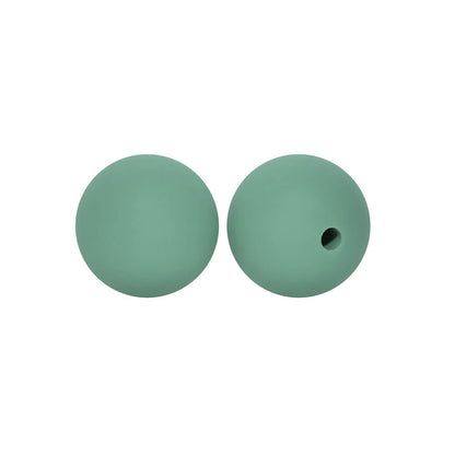 50pcs 15mm Silicone Beads Solid Color Bulk Assortment 111