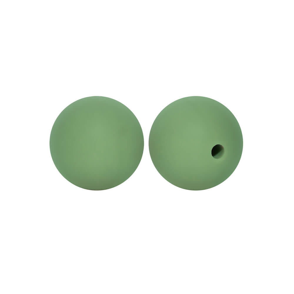 50pcs 15mm Silicone Beads Solid Color Bulk Assortment 112