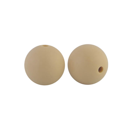 50pcs 15mm Silicone Beads Solid Color Bulk Assortment 119