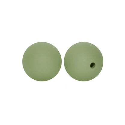 50pcs 19mm Silicone Beads Solid Color Wide Selection 32
