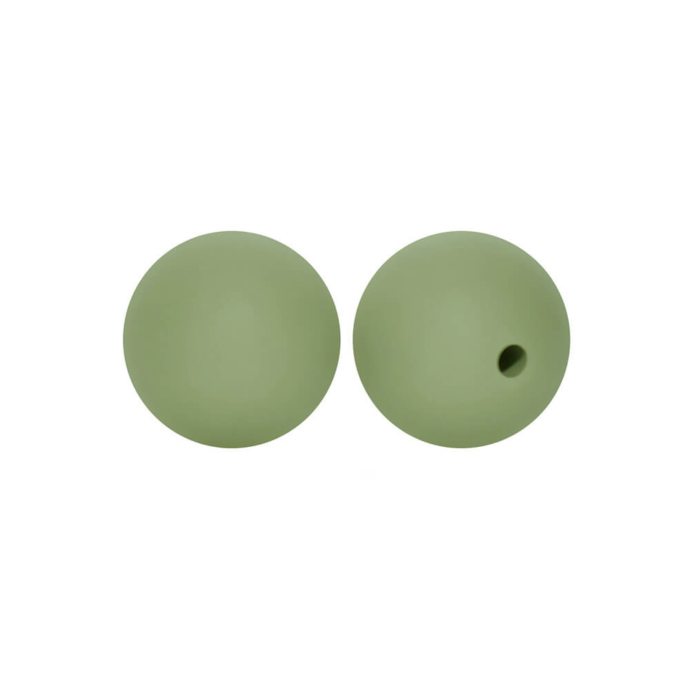50pcs 15mm Silicone Beads Solid Color Bulk Assortment 121