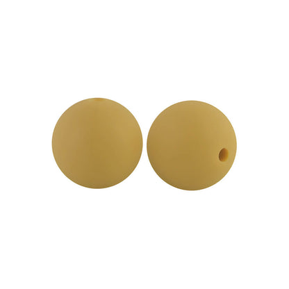 50pcs 19mm Silicone Beads Solid Color Wide Selection 33
