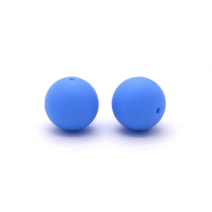 50pcs 15mm Silicone Beads Solid Color Bulk Assortment 22