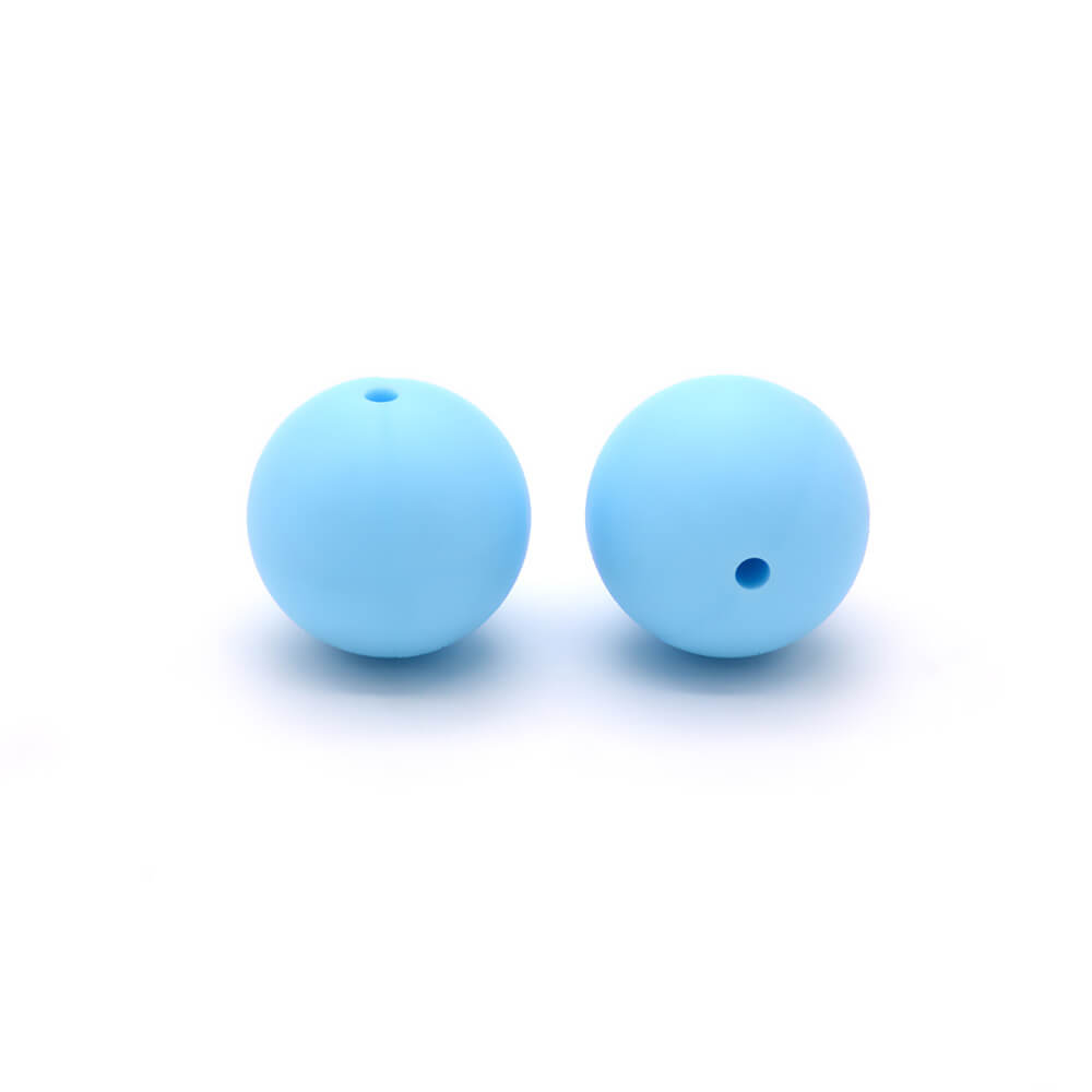 50pcs 19mm Silicone Beads Solid Color Wide Selection 38