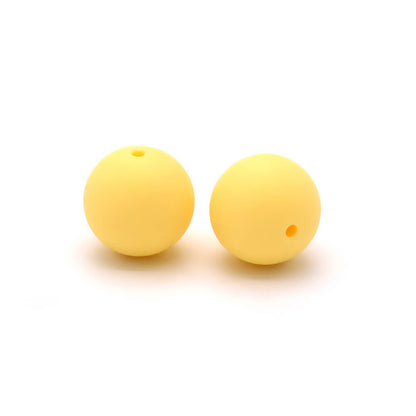50pcs 15mm Silicone Beads Solid Color Bulk Assortment 24