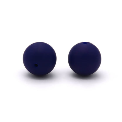 50pcs 19mm Silicone Beads Solid Color Wide Selection 40