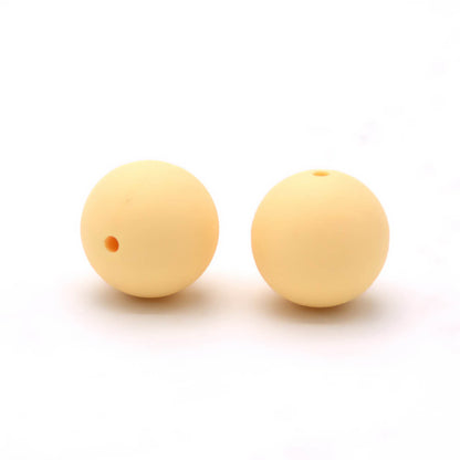 50pcs 19mm Silicone Beads Solid Color Wide Selection 44