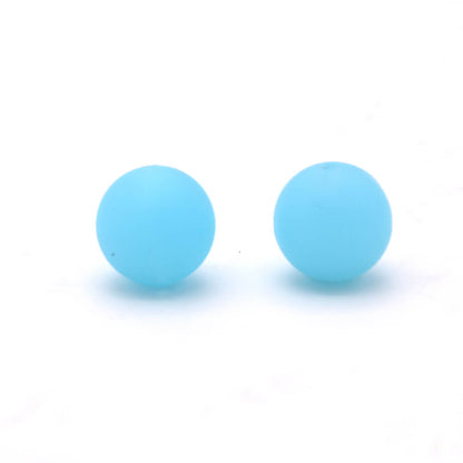 50pcs 15mm Silicone Beads Solid Color Bulk Assortment 64