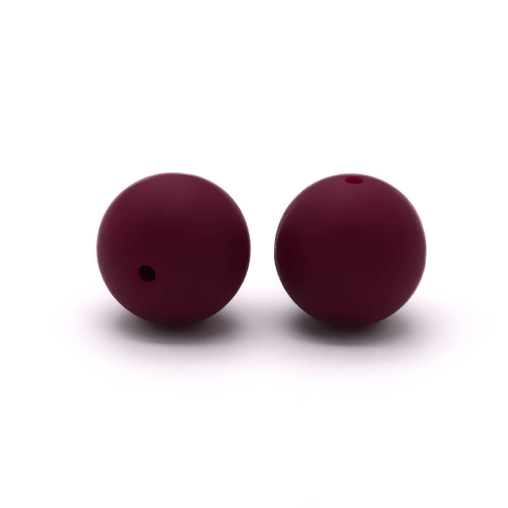 50pcs 19mm Silicone Beads Solid Color Wide Selection 46