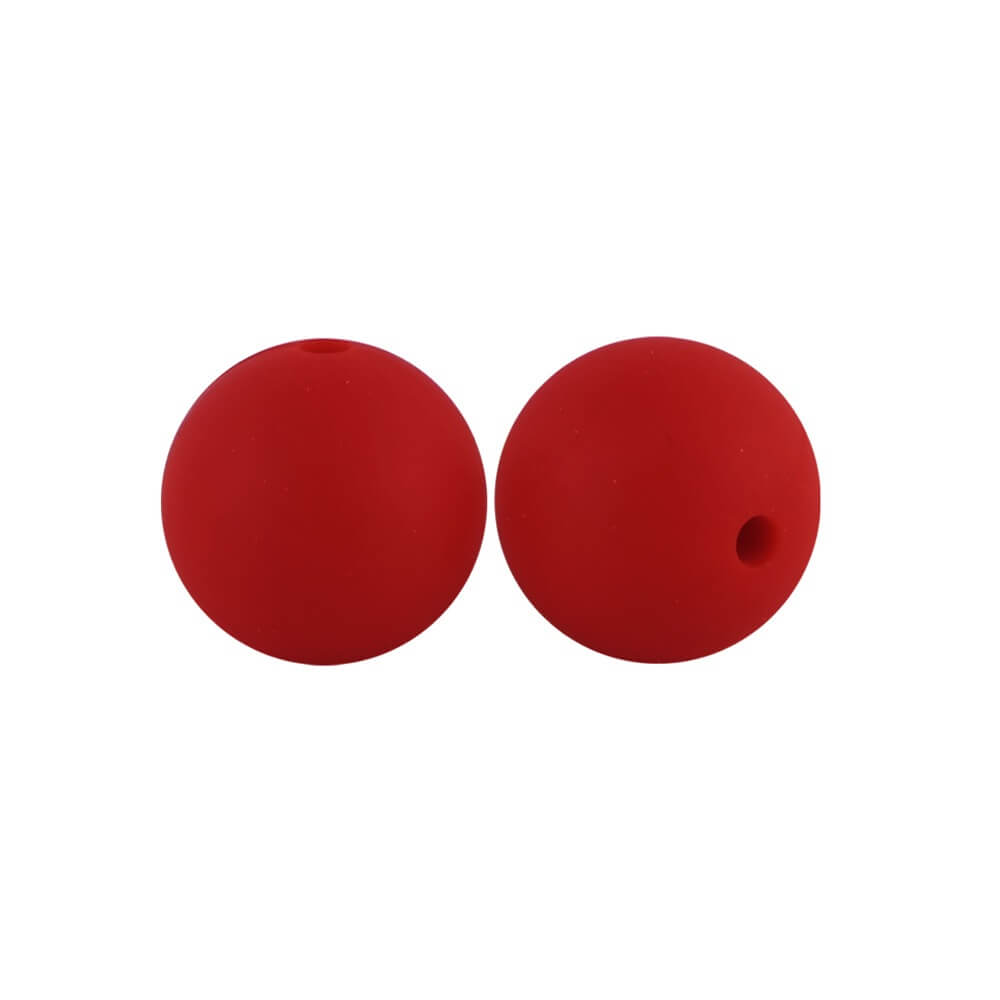 50pcs 15mm Silicone Beads Solid Color Bulk Assortment 11