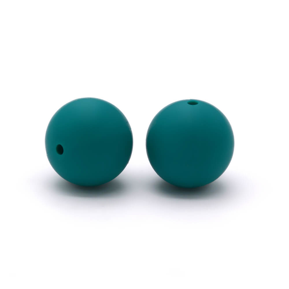 50pcs 19mm Silicone Beads Solid Color Wide Selection 48