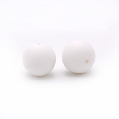 50pcs 19mm Silicone Beads Solid Color Wide Selection 111