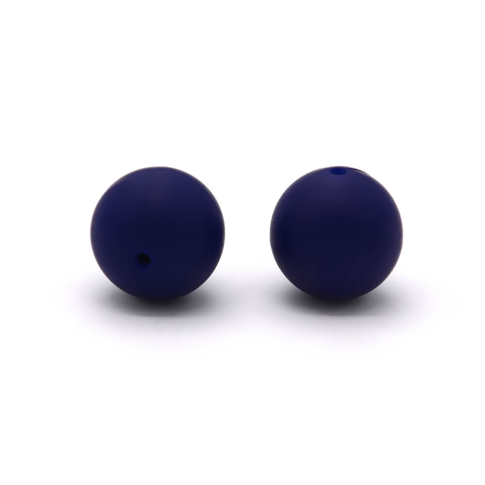 50pcs 15mm Silicone Beads Solid Color Bulk Assortment 18