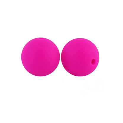 50pcs 19mm Silicone Beads Solid Color Wide Selection 114