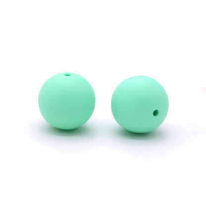 50pcs 19mm Silicone Beads Solid Color Wide Selection 53