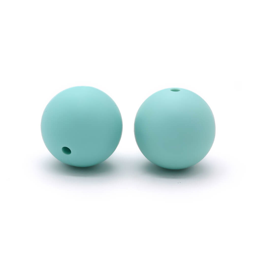 50pcs 19mm Silicone Beads Solid Color Wide Selection 57