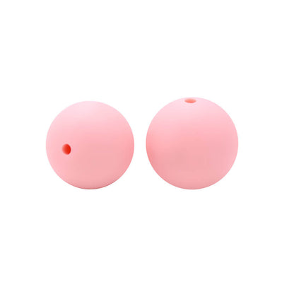 50pcs 19mm Silicone Beads Solid Color Wide Selection 120