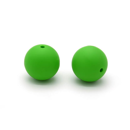 50pcs 19mm Silicone Beads Solid Color Wide Selection 58