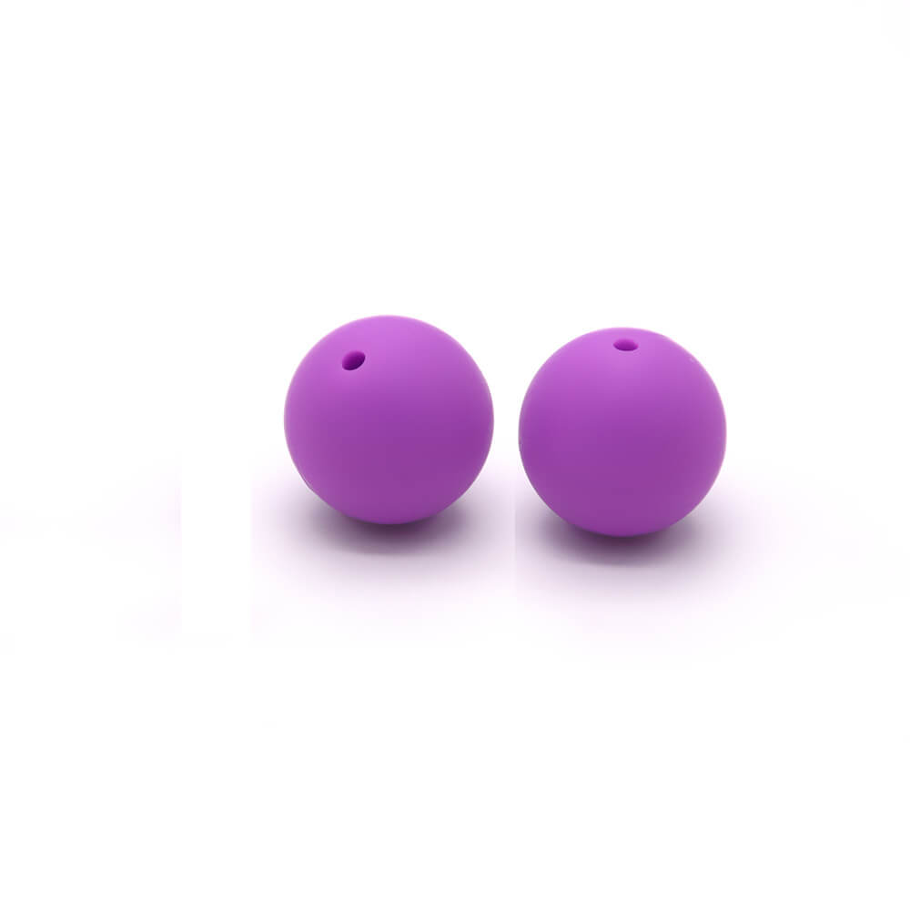 50pcs 15mm Silicone Beads Solid Color Bulk Assortment 19