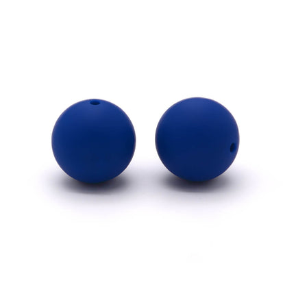 50pcs 15mm Silicone Beads Solid Color Bulk Assortment 50