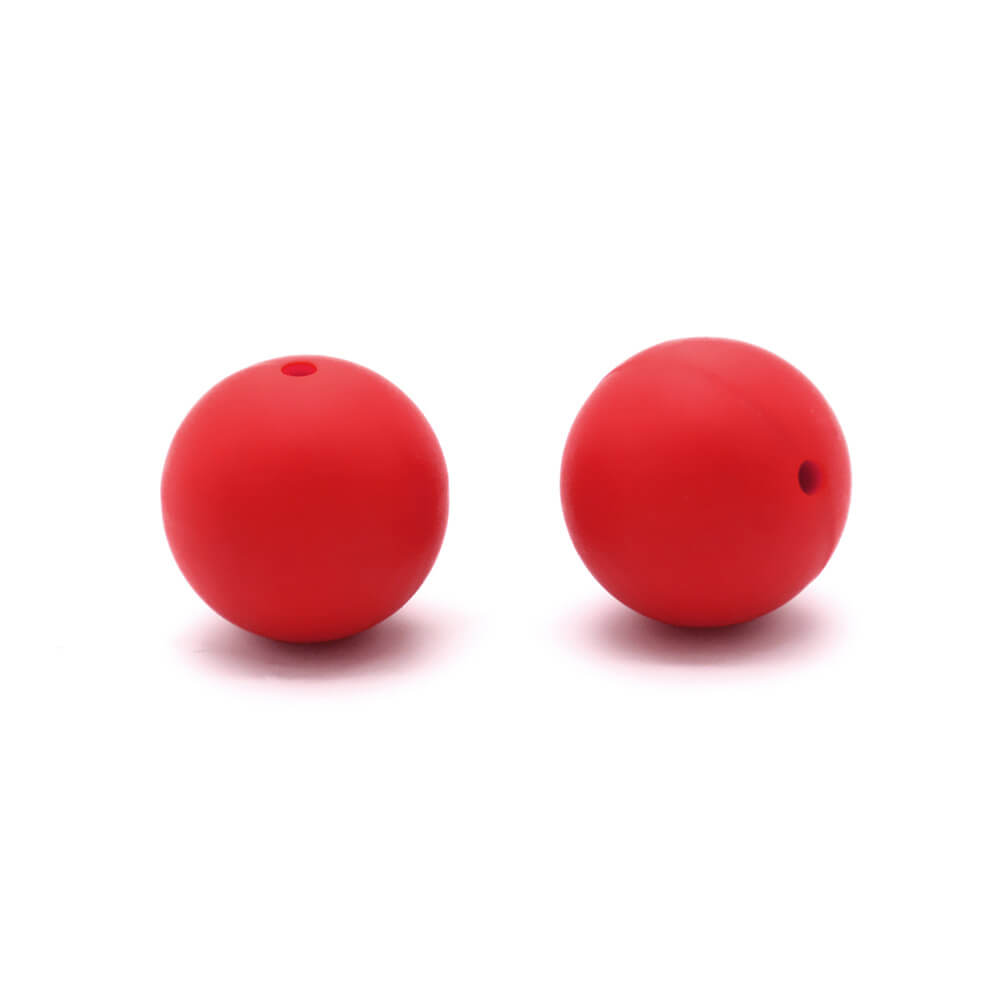 50pcs 15mm Silicone Beads Solid Color Bulk Assortment 52