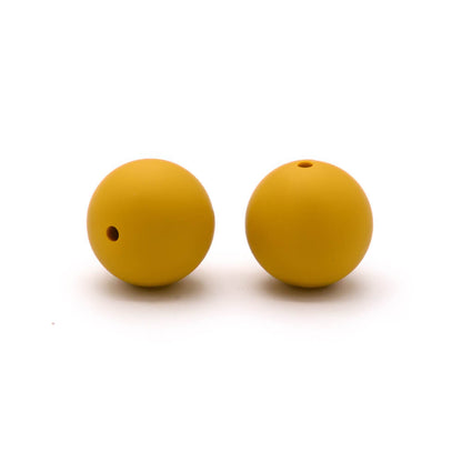 50pcs 19mm Silicone Beads Solid Color Wide Selection 124