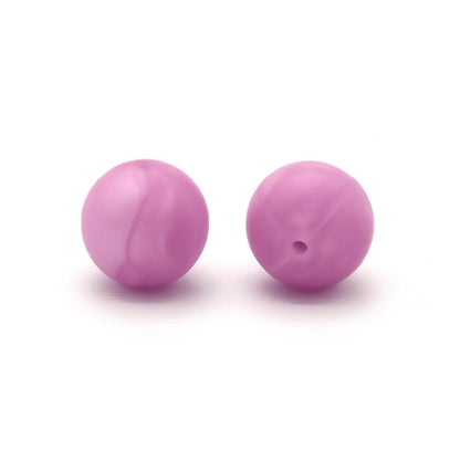 50pcs 19mm Silicone Beads Solid Color Wide Selection 69
