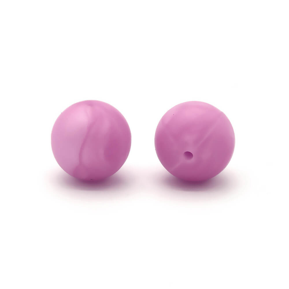 50pcs 19mm Silicone Beads Solid Color Wide Selection 69